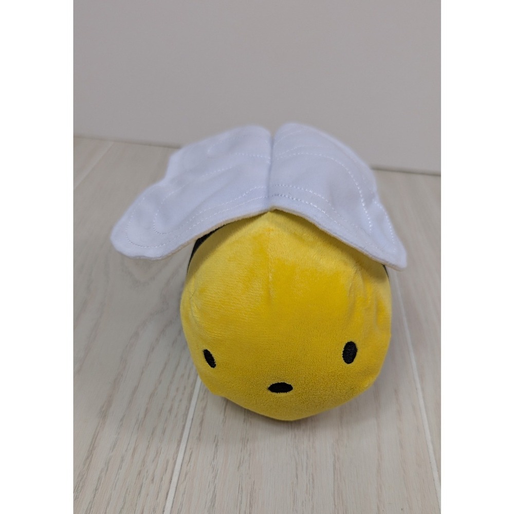 Fred & Flo Bumble Bee Squishy Plush Yellow Black Striped White Crinkle Wins